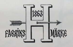 Hagafors Stolfabriks logotyp 1898